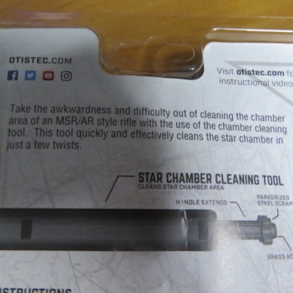 New OTIS Star Chamber Cleaning Tool .223 Cal/ 5.56MM - Picture 6 of 10